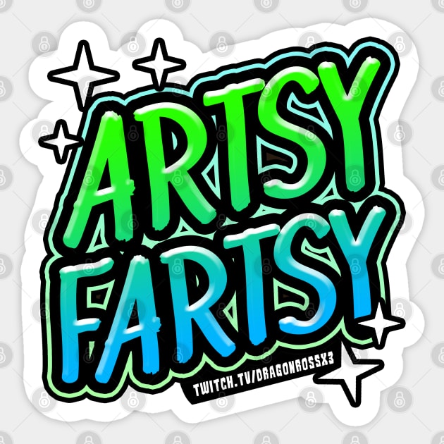 Artsy Fartsy Sticker by Dragonheart Studio